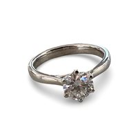 Anello Soranzo Gioielli Donna Diamante creato in laboratorio in Oro bianco Diamante Lab Grown NP10444122